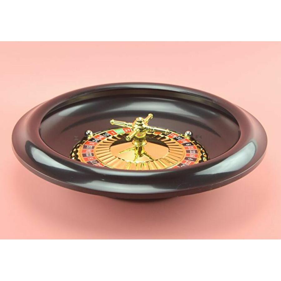 ルーレット ゲーム カジノ ホイール ボール 2個付き ルーレット台 25cm