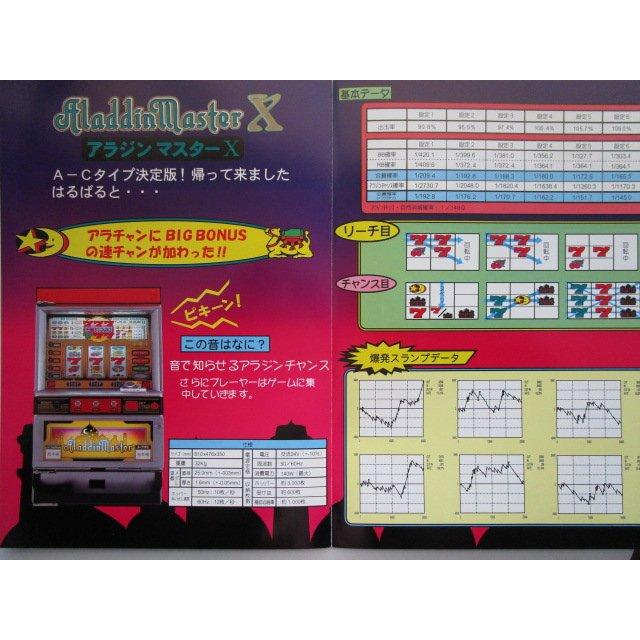 アラジンマスターX Sammy/サミー SLOT【パチスロ実機/パンフレット