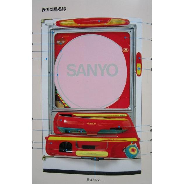 スカーレット枠 三洋/SANYO パチンコ実機の取扱説明書 サービス