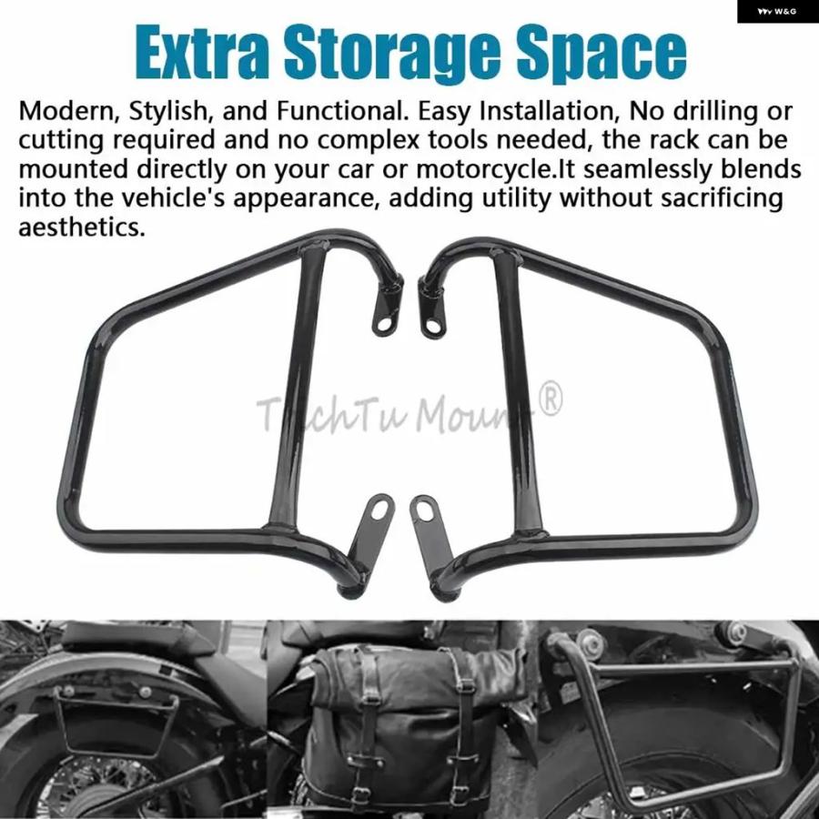 並行輸入品オートバイ バイク サイドバッグ フレーム サドルバッグ