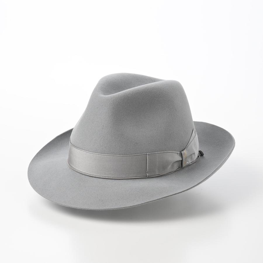 Borsalino（ボルサリーノ） 帽子 中折れハット フェルト帽 軽量 秋冬