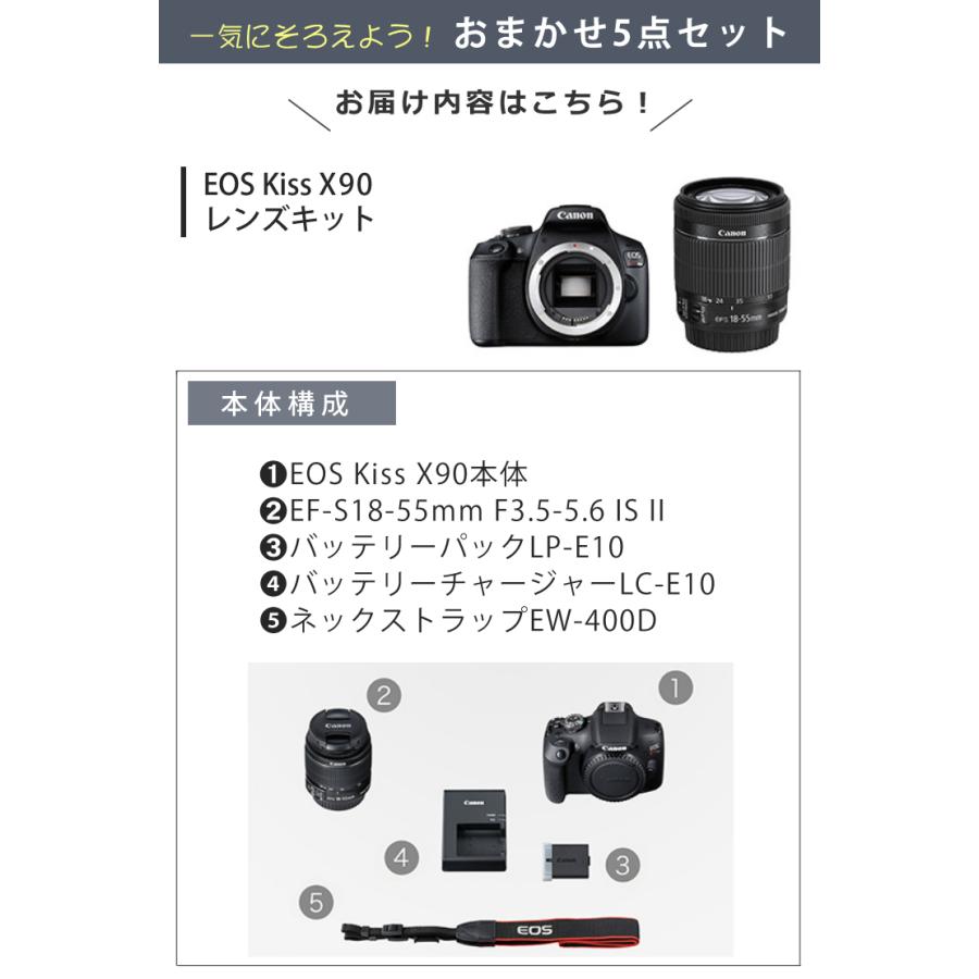 キヤノン（Canon） 一眼レフカメラ始めませんか5点セット 新品