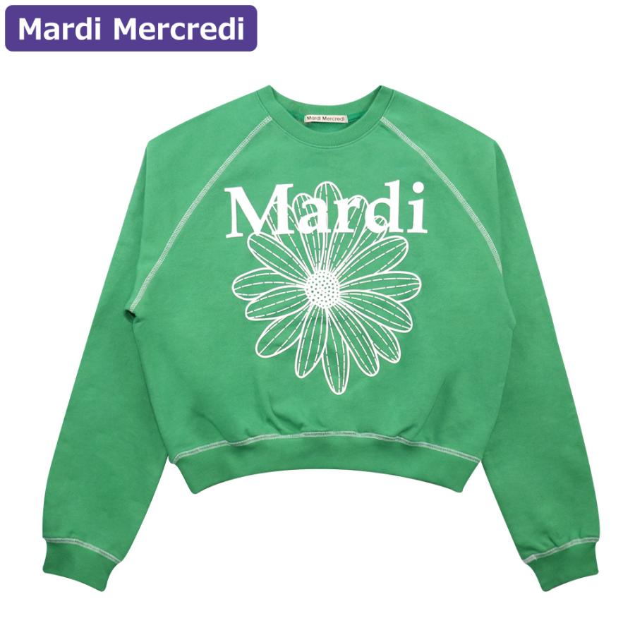 Mardi Mercredi（マルディメクルディ） スウェット SWEATSHIRT RAGLAN