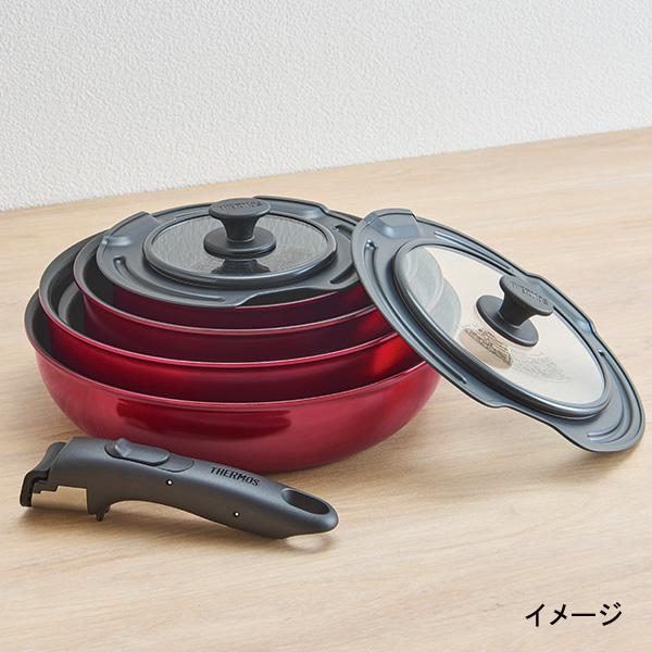 THERMOS（サーモス） 取っ手のとれるフライパン8点セット (KSD-8A