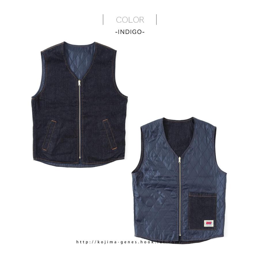 児島ジーンズ 公式通販 エアロゲル リバーシブルベスト KGR by Kojima