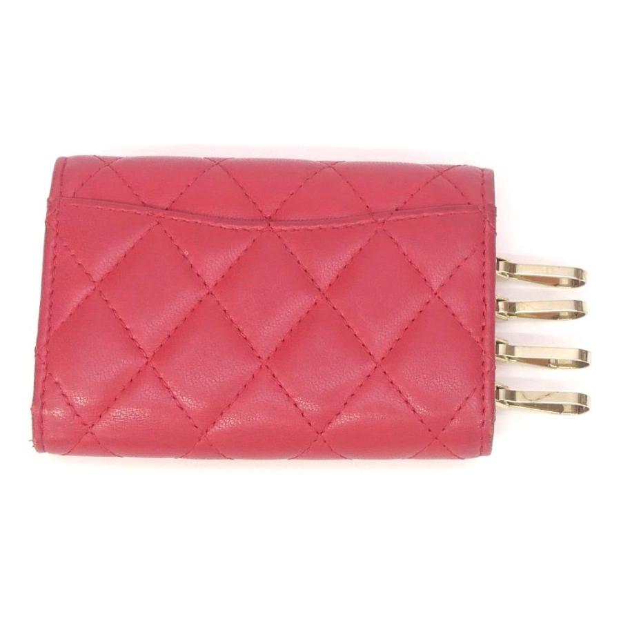 CHANEL（シャネル） CHANEL 4連キーケース マトラッセ ピンク 【中古