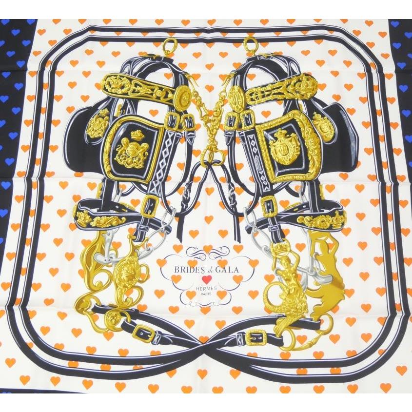 HERMES（エルメス） スカーフ カレ90 ブリッド・ドゥ・ガラ・ラブ