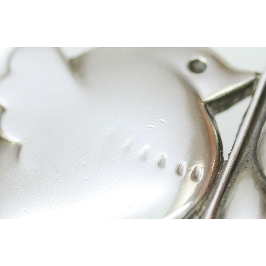 良品 ジョージジェンセン ブローチ 小鳥と麦 鳥 麦 silver925 銀 Georg