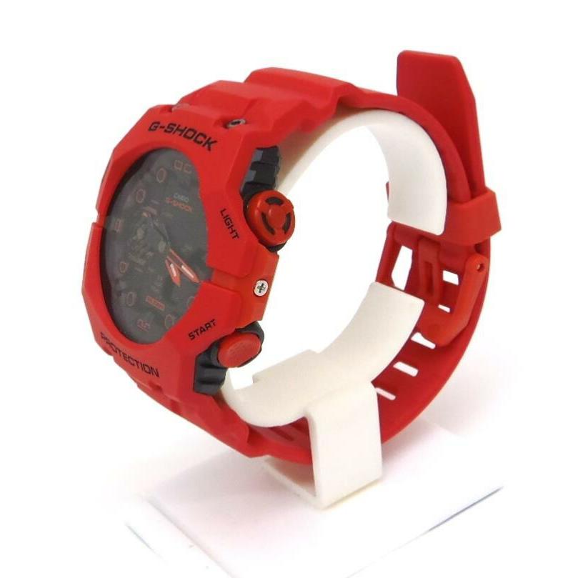 G-SHOCK カシオ Casio メンズウォッチ 腕時計 赤ラバーベルト GA-B001