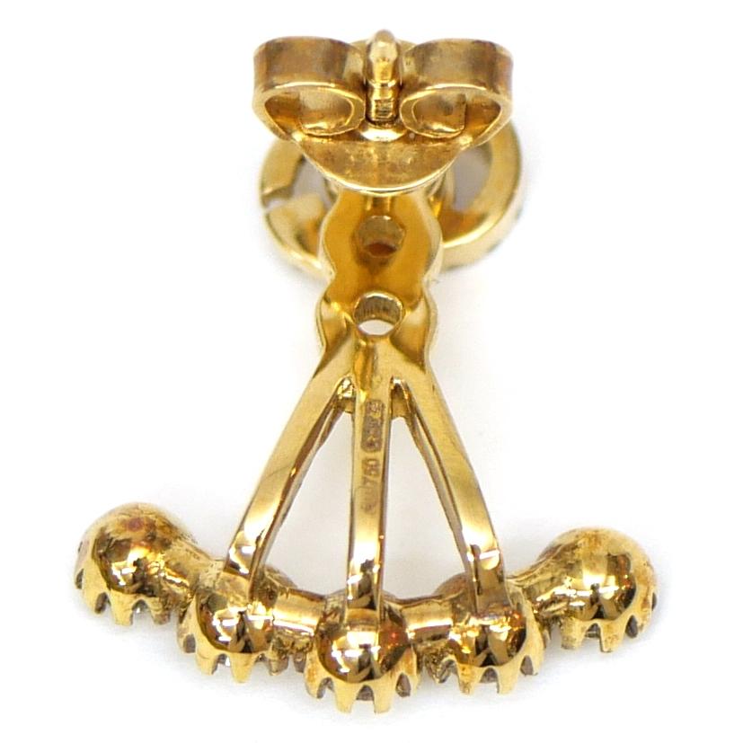 GUCCI（グッチ） ピアス 片耳用 シングル GGランニング ダイヤモンド