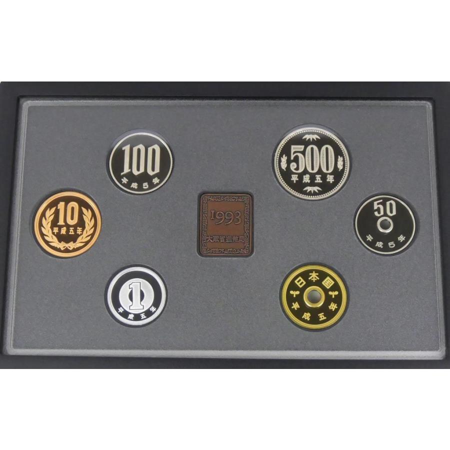 1993年 平成5年 プルーフ貨幣セット 年銘板有 ミントセット(68203