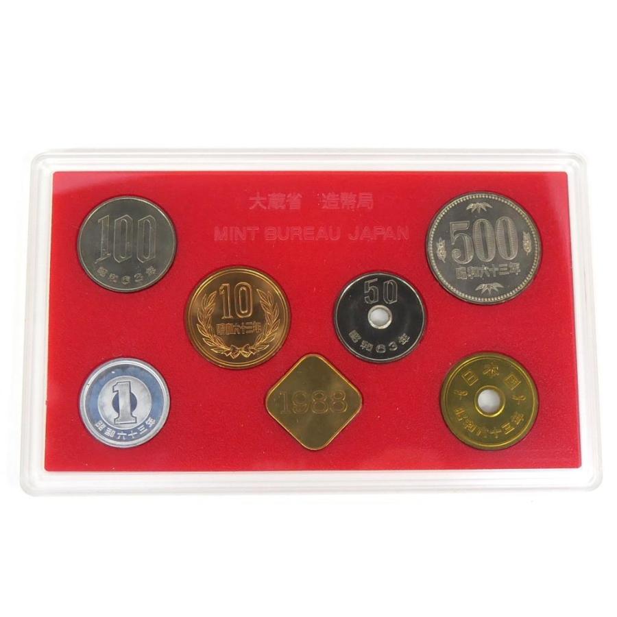 1988年 貨幣セット ミントセット 昭和63年(69771) : 堀田商事質店