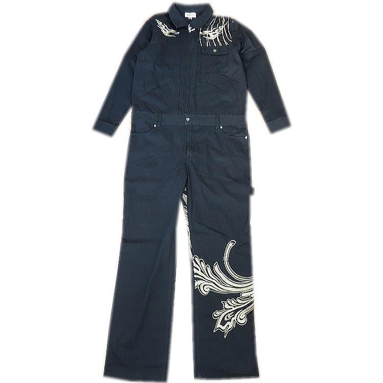 ビッグ有 カラクリ魂/絡繰魂/からくり魂 天駆ける鳳凰刺繍 炎 綿 ZIP