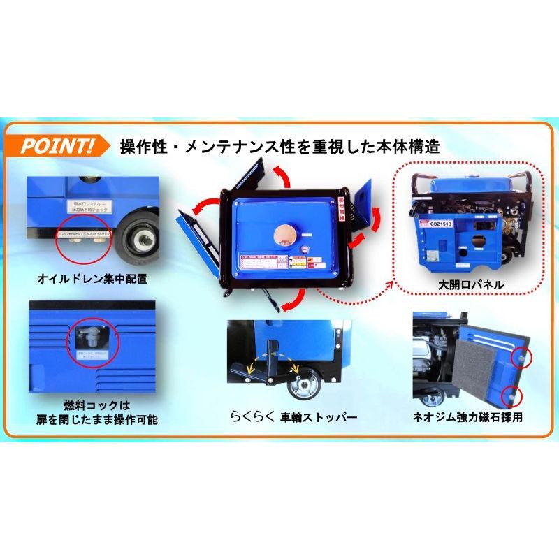 GBZ1513 フルテック 防音型高圧洗浄機 《メーカー直送》 : ホース屋