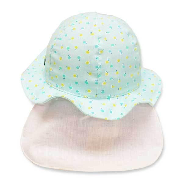 connect M 日よけカバー付き キャペリンハット UVカット 48〜52cm 日本