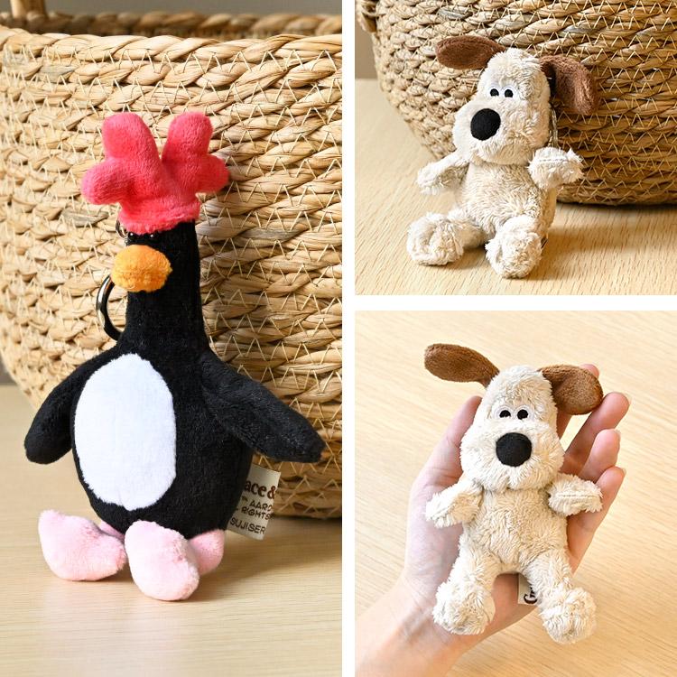 グルミット キーホルダー 正規品 ウォレスとグルミット マスコット