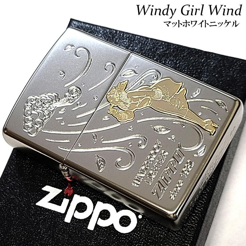 ZIPPO（ジッポー） ライター ウィンディ かわいい ジッポ ホワイト