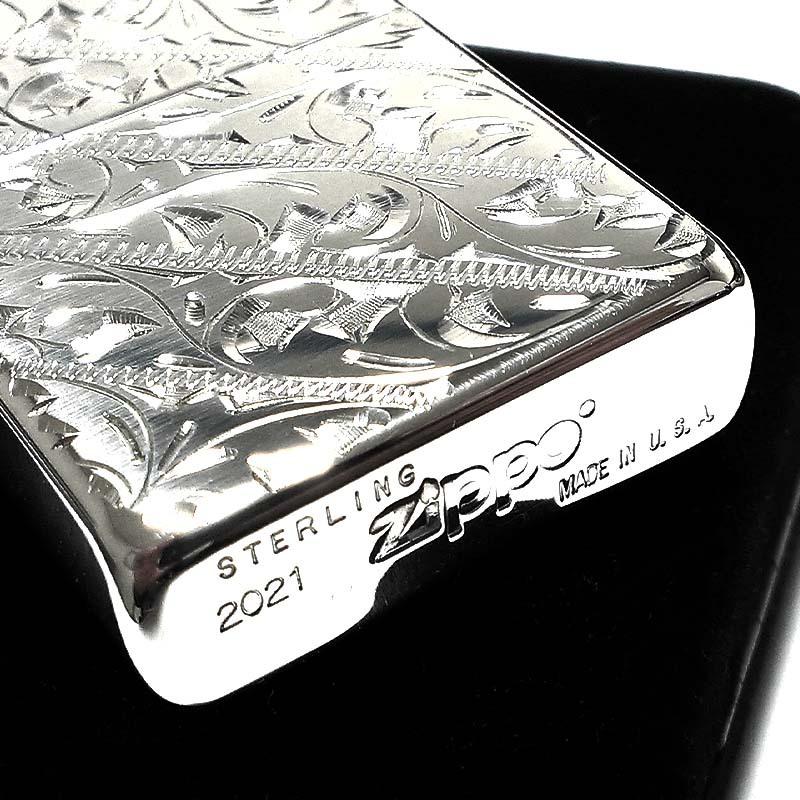 ZIPPO（ジッポー） ジッポ ライター スターリングシルバー 純銀 唐草