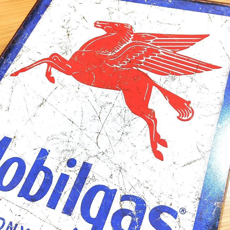 アメリカン レトロ 看板 MOBIL おしゃれ モービル ペガサス かっこいい