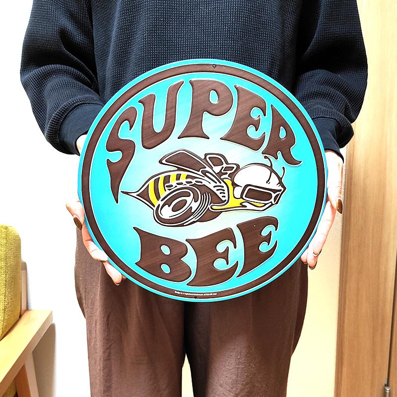 アメリカン レトロ ブリキ看板 スーパービー かっこいい 蜂 車 SUPER