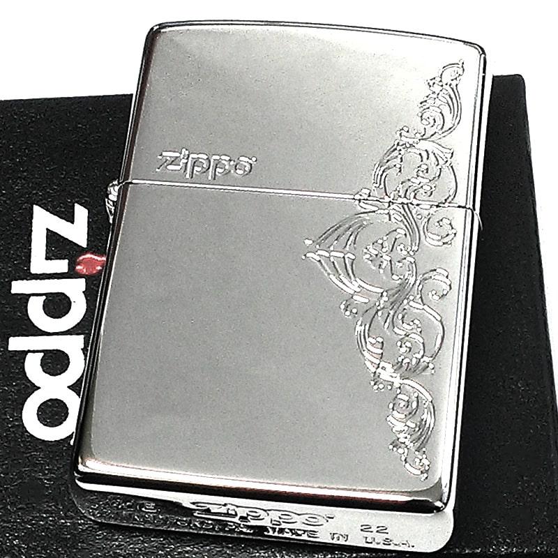 ZIPPO（ジッポー） ライター プラチナアラベスク ジッポ 鏡面シルバー