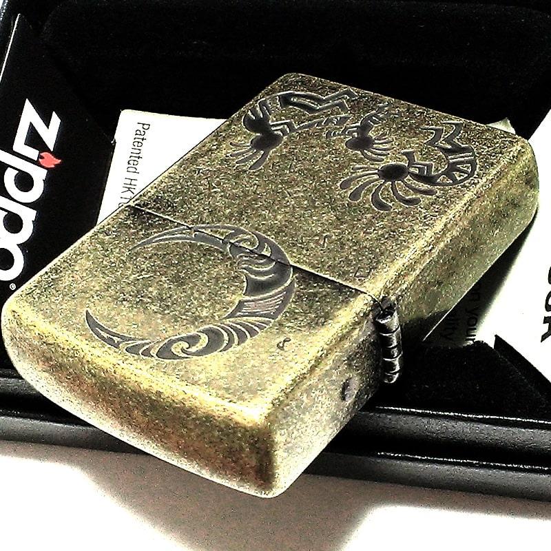 ZIPPO（ジッポー） ライター ココペリ お守り ジッポ ブラスイブシ 月
