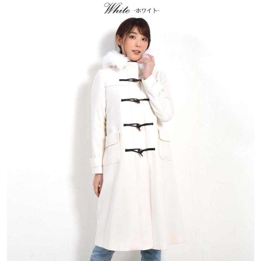 Merfirge ダッフルコートカシミヤ混 ウール ダッフル コート ロング丈