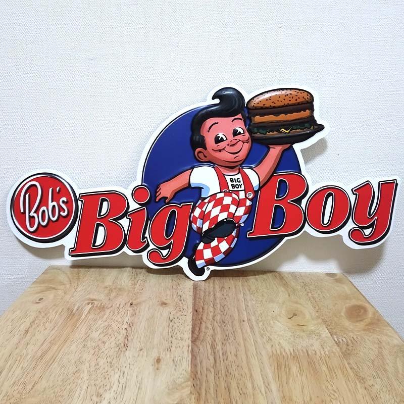 アメリカン レトロ ブリキ看板 可愛い US embossed SIGN BIG BOY