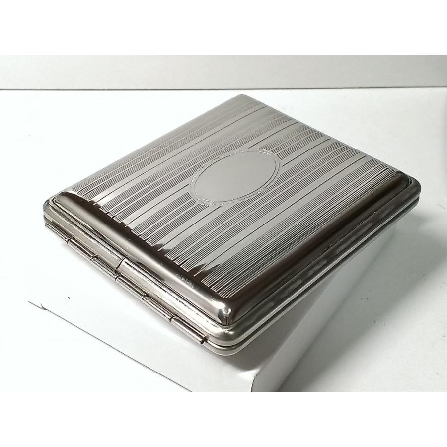 シガレットケース ドイツ製G18 シルバーエンジンタン ストール社 18本