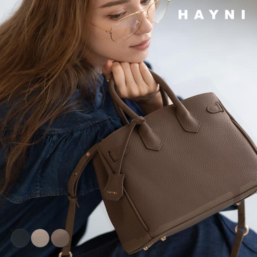 HAYNI（ヘイニ） 爆買 本革 ショルダーバッグ ハンドバッグ トート