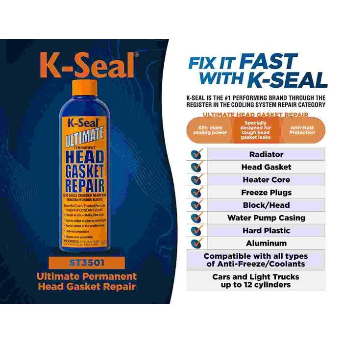 K-Seal Ultimate ヘッドガスケット＆クーラント漏れ補修液 472ml 補修