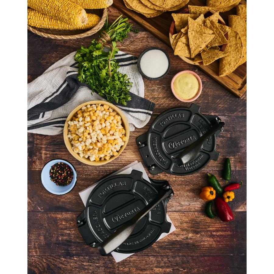 VICTORIA 8インチ トルティーヤプレス ノーマル【日本正規品】20cm