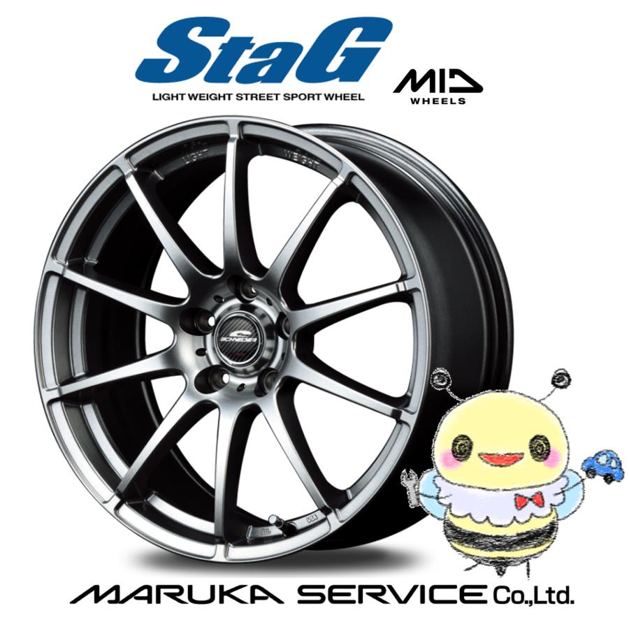 マルカサービス 【MID/マルカ】SCHNEIDER StaG ○18インチ 18x8.0J 5