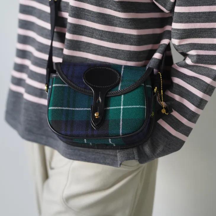 BRADY（ブレディ） | COLNE MINI (green tartan) | LOCHCARRON WOOL