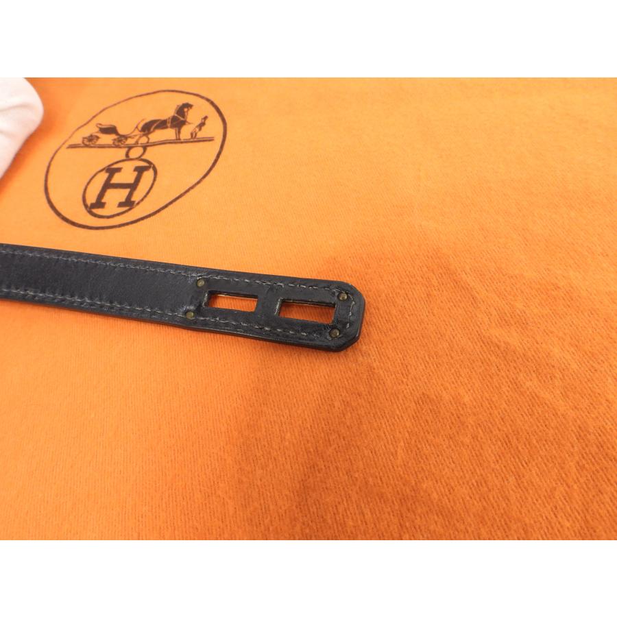 ケリーディペッシュ エルメス ケリーデペッシュ38 レザー紺 ゴールド