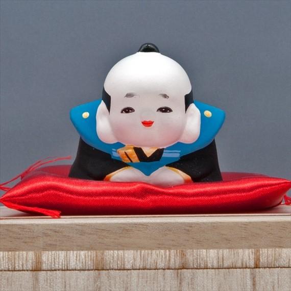 博多人形 【三福三(さんぷくさん）福助】 たくさんの方に「福」が訪れ