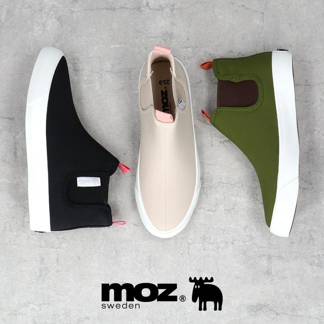 moz（モズ） サイドゴアブーツ レディース 防水 軽量 サイドゴア 歩き