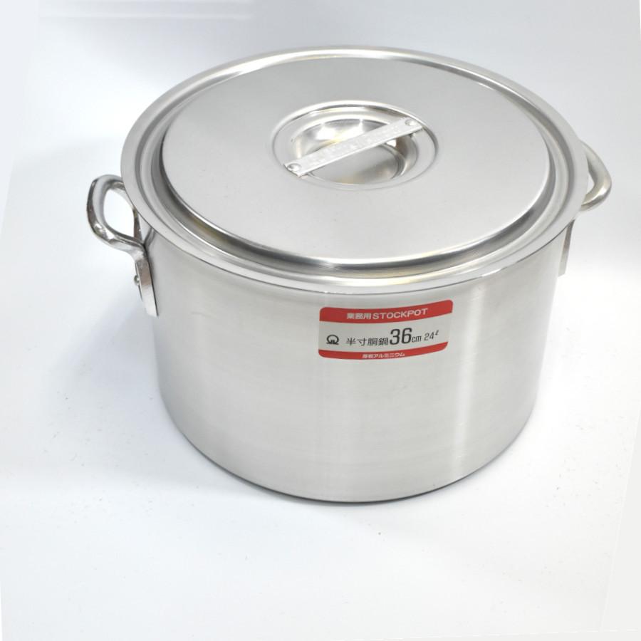 遠藤商事 シルバーアロー アルミ 寸胴鍋 item no:A5-0019 : ハマダヤ