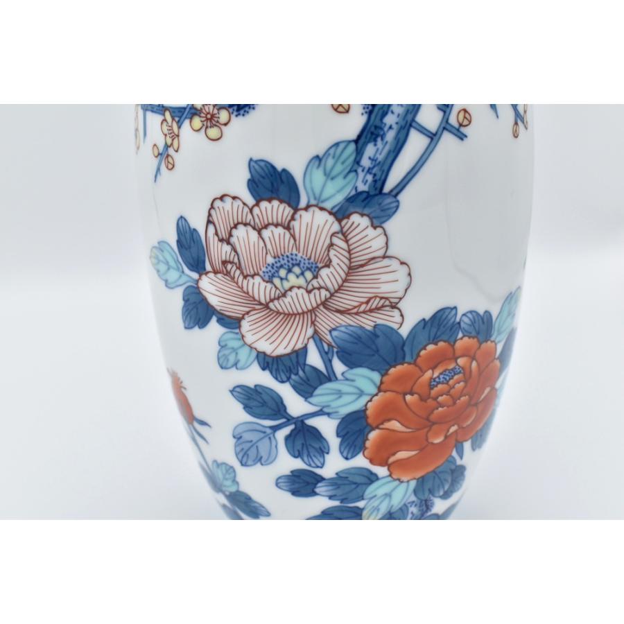 有田焼 花瓶 鍋島梅牡丹花瓶 item no.1f070 : ハマダヤ食器店 - 通販