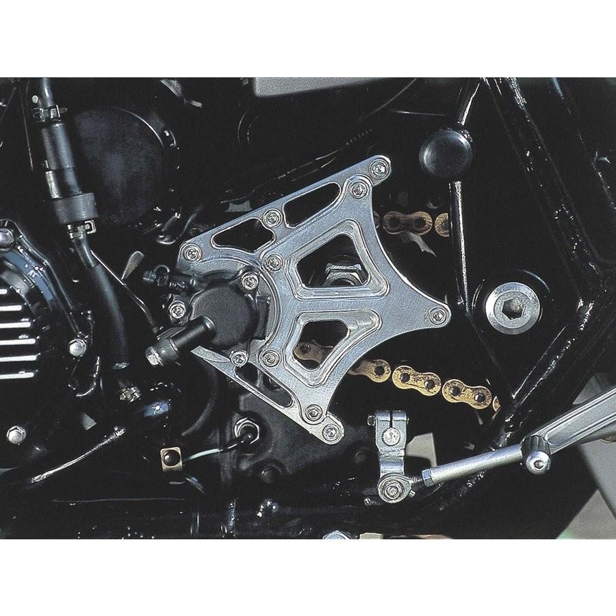 ZRX1200S/R スプロケットカバー with クラッチピストンベース シルバー