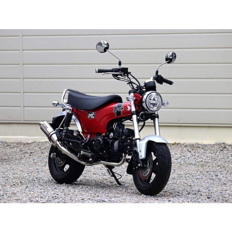 ダウンタイプ ショートオーバルフルエキゾースト ステンレス