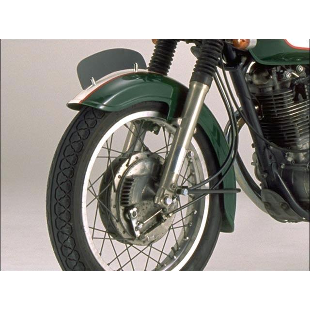 SR400（78年〜） クラシックフロントフェンダーラウンドエンド 黒ゲル