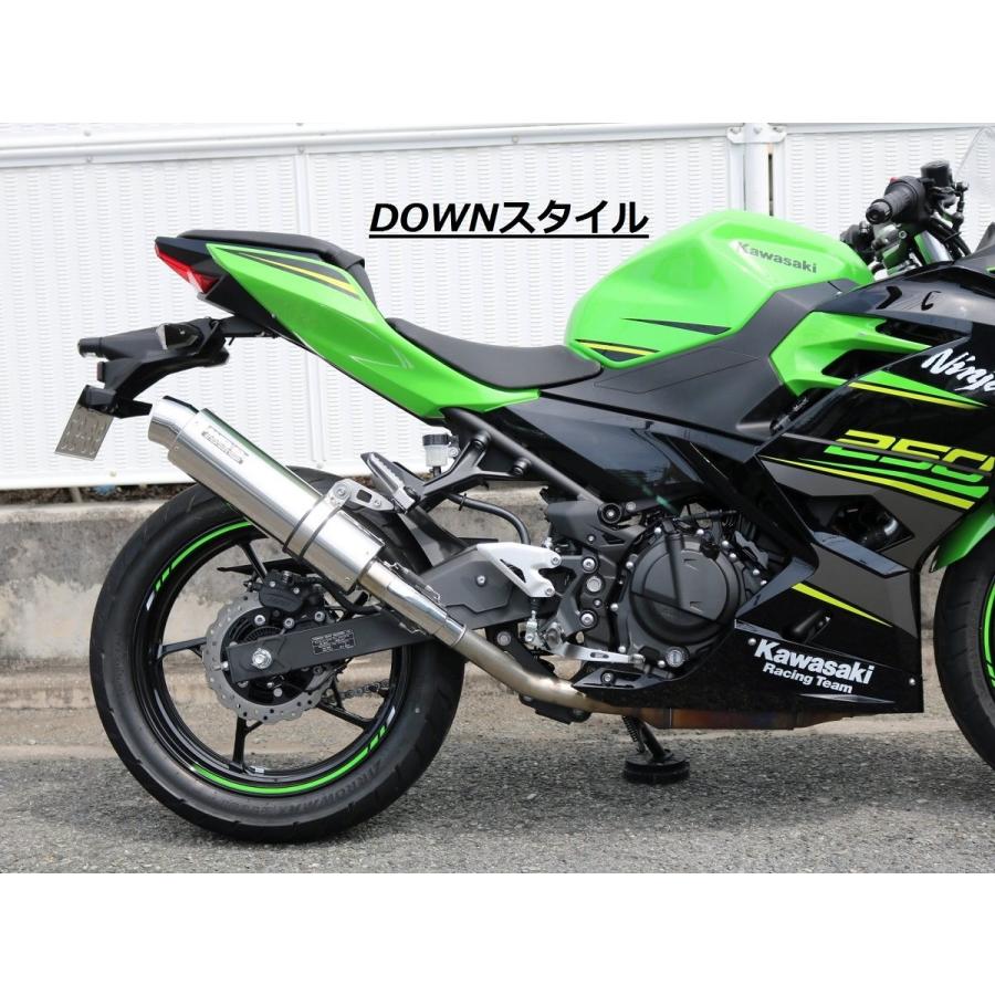 Ninja400（ニンジャ）18年 ラウンドタイプスリップオンマフラー