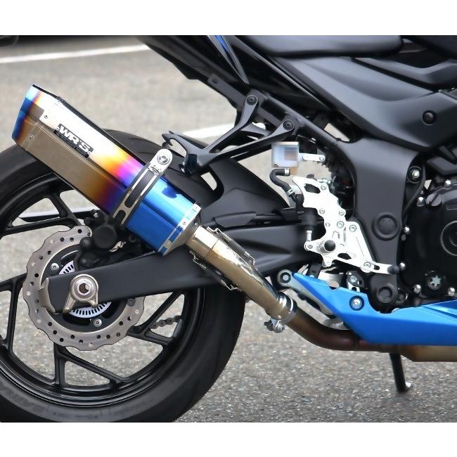 SS-OVAL焼き色タイプ スリップオンマフラー 政府認証 WR'S（ダブル