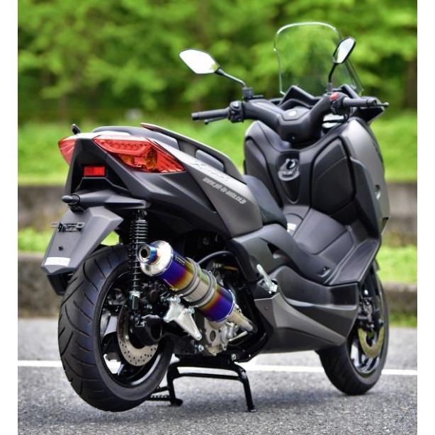 XMAX250（2BK-SG42J）18年 R-EVO マフラー ヒートチタンサイレンサー