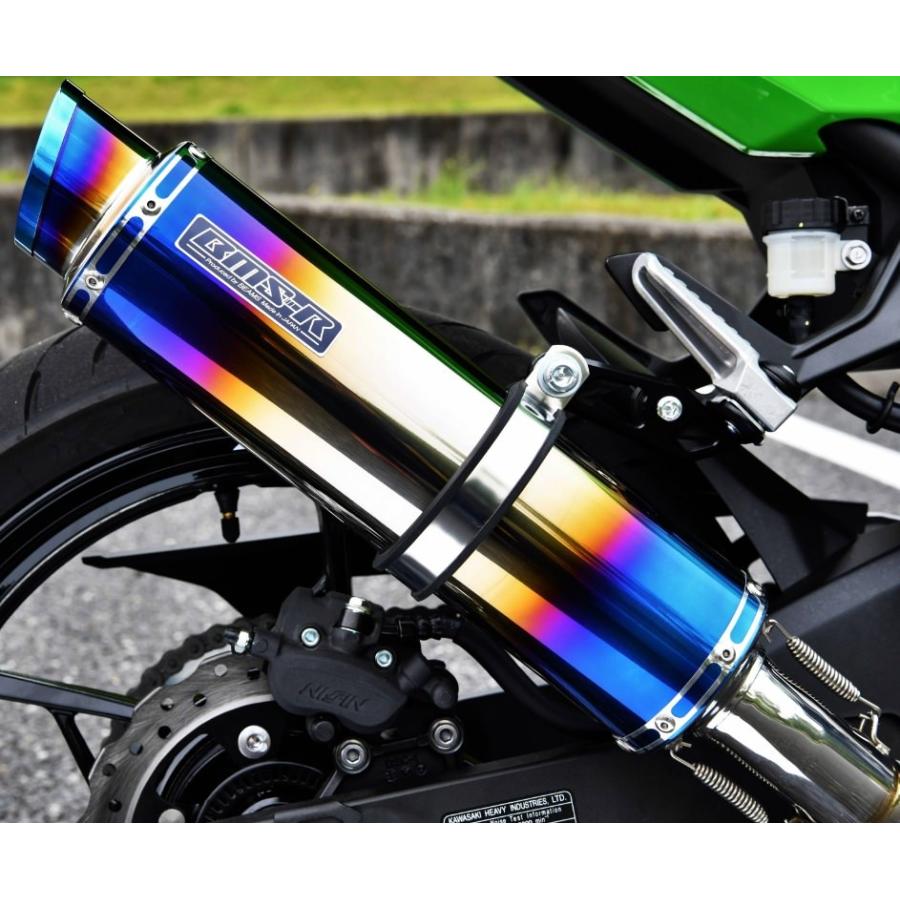 Ninja400（ニンジャ400）18年 R-EVO2 スリップオンマフラー ヒート