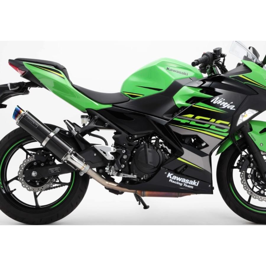 Ninja400（ニンジャ400）18年 R-EVO2 スリップオンマフラー カーボン