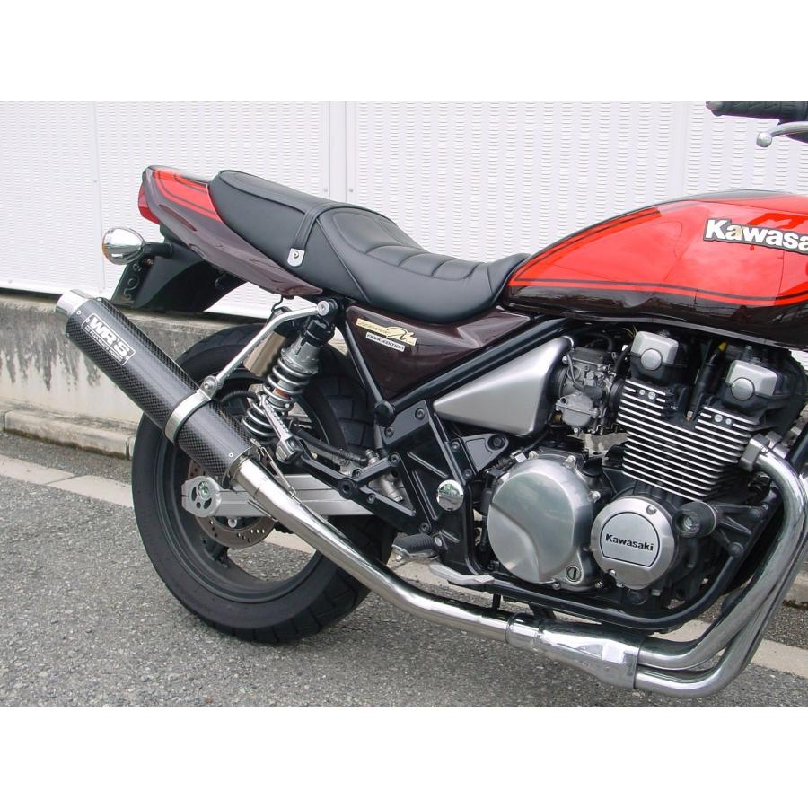 ラウンドタイプ スリップオンマフラー ステンレス/カーボン（JMCA認証