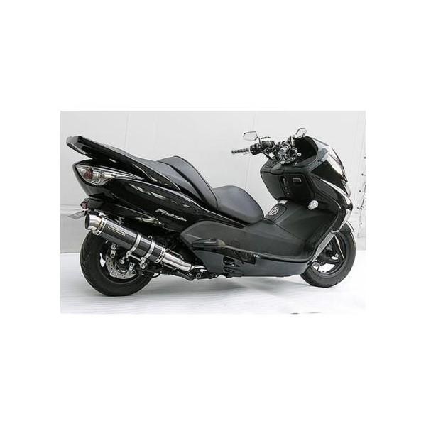 フォルツァ（FORZA）MF08 GGタイプマフラー レーシングタイプ ブラック