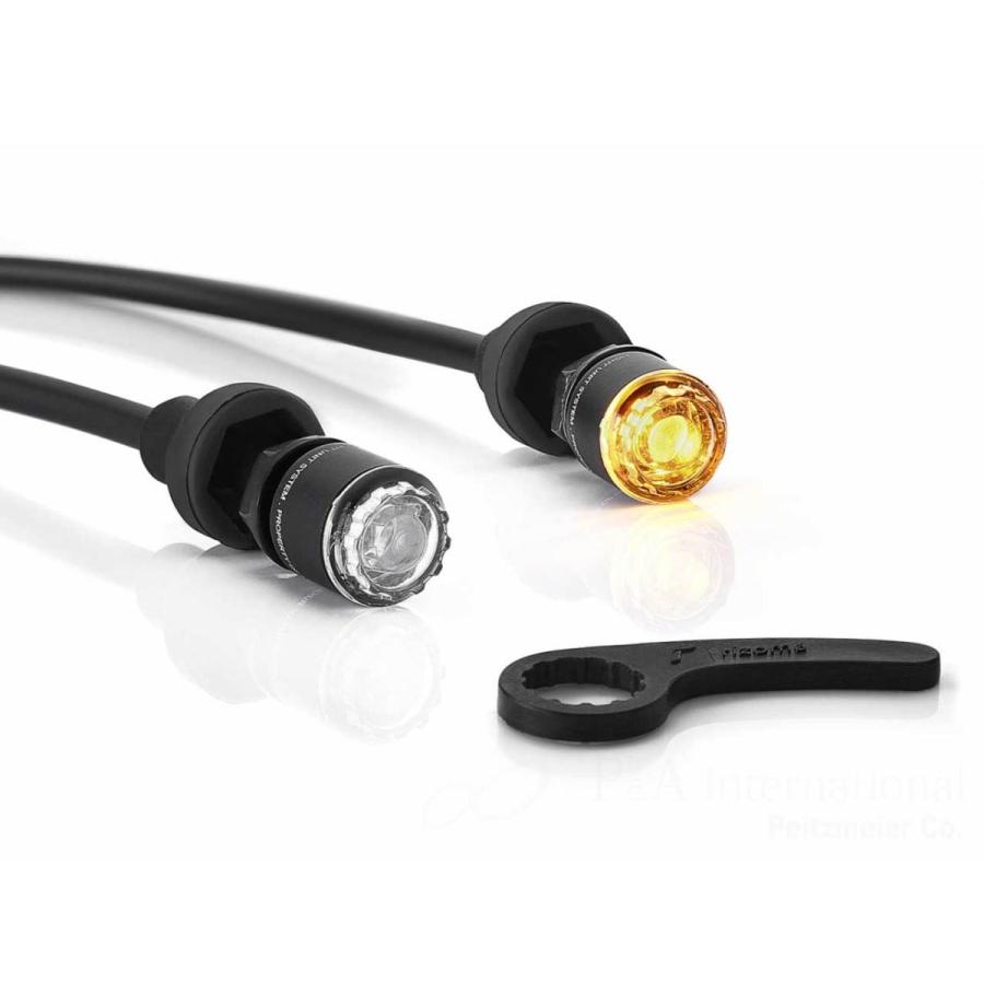 FR070BM ウインカー Light Unit ブラック rizoma（リゾマ） : バイク